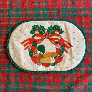 Vintage Mallard Christmas Hot Pad - B&D - 80s / 90s